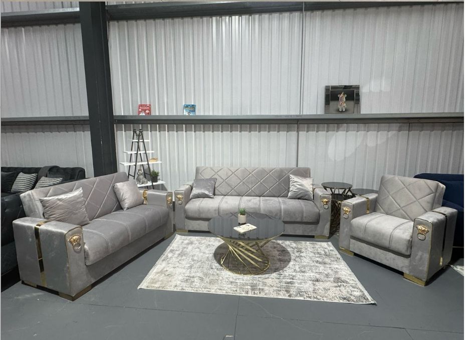 "3+2-Seater Sofa Bed: Stylish, Comfortable, and Functional Sofa Beds with Storage"